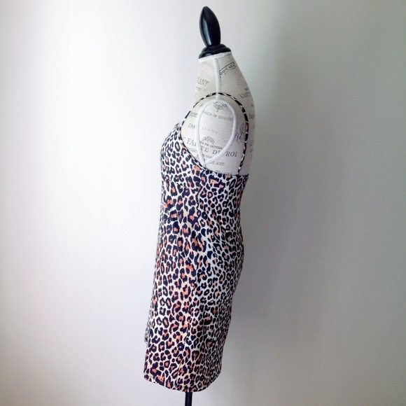 Zara | Cheetah Animal Print Mini Slip Dress - NWOT - Picture 4 of 8